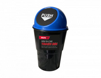 Mini cos de gunoi auto negru/albastru DIY3205