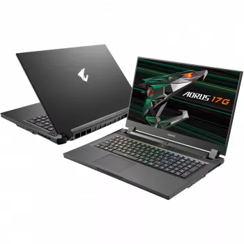 Laptop Gaming Gigabyte Aorus 17G KD Intel Core (11th Gen) i7-11800H 512GB SSD 16GB RTX 3060 6GB FullHD 300Hz Win10 Tast. ilum.