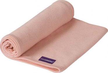 Paturica din bumbac Clevamama 3463 Waffle Weave 120 x 140 cm Coral 