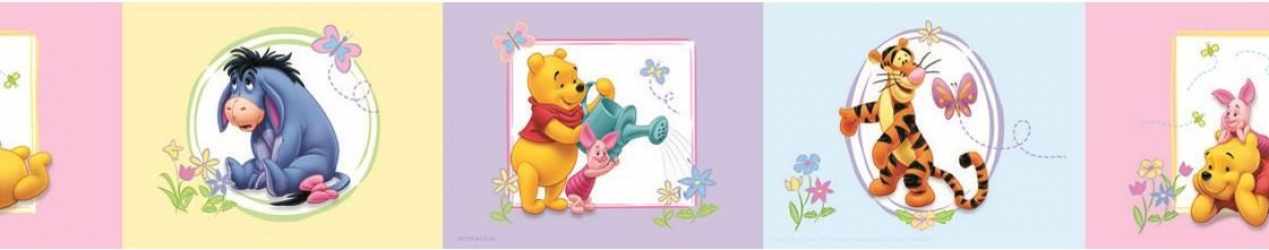 Bordura autoadeziva perete 5m Winnie the Pooh RO42223 