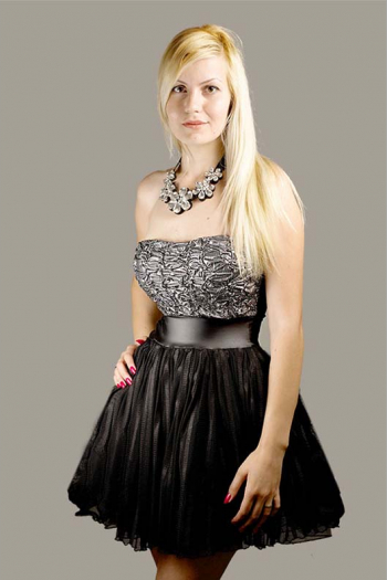 Rochie cununie Babydoll Silver COD RKB5 marimea 40 