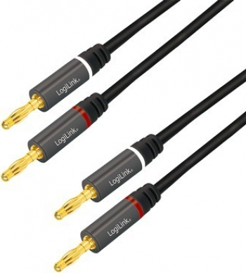 Cablu Logilink CA1211 2 2.5 mm jack T-T 5m Negru 