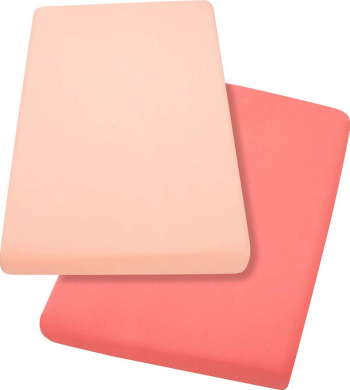 Set cearceaf cu elastic Clevamama 3322 120cm x 60cm Roz 