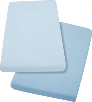 Set cearceaf cu elastic Clevamama 3323 120cm x 60cm Bleu 