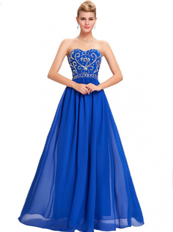 Rochie de ocazie Blue Desire marimea 38 M 