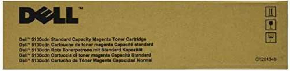Cartus toner original Dell p615n rosu compatibil pentru Dell 5130cdn Color Laser Printer