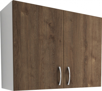 Corp Superior 2 Usi haaus Alb/Stejar Bronz 80 x 30 x 60 cm 