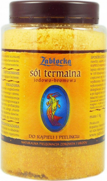 Sare termala iodine-bromine Zablocka pentru peeling si baie 1 kg