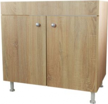 Masca Chiuveta Sonoma Tempo line cu 2 usi 80x50x80 cm Pal 18mm