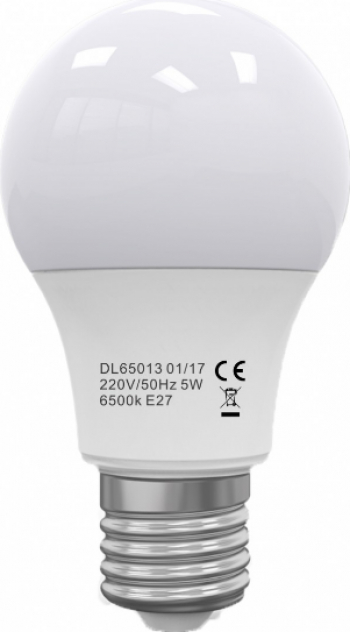 Bec Led E27 model DeLight A60 12W100W 6500K lumina rece ore functionare 15.000 
