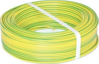 Conductor MYF Antifoc Romcablu 1 x 1.5 Cupru litat colac 100 m Galben/Verde 