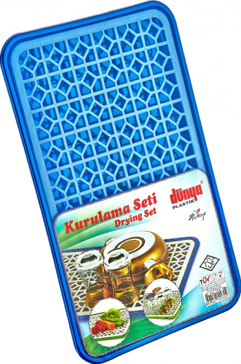 Tava suport cu gratar RAKI pentru pahare 45x30cm 