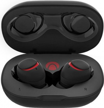 Casti Mini True Wireless Bluetooth 5.0 Casti stereo Hi-Fi stereo cu carcasa de incarcare - Negru Rosu 