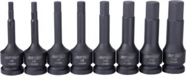 Set biti imbus hexagonal de impact 1/2 8 piese 