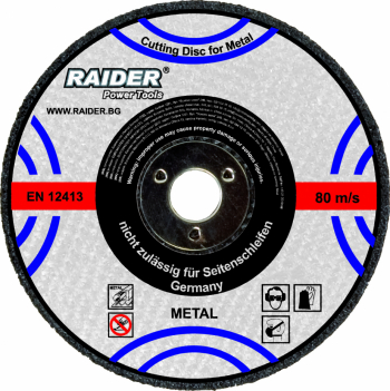 Disc pentru taiat metal Raider 160103 diametru 180 mm 