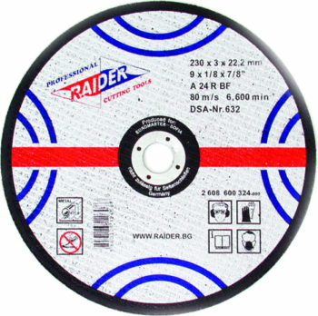 Disc pentru taiat metal Raider 160101 diametru 115 mm 