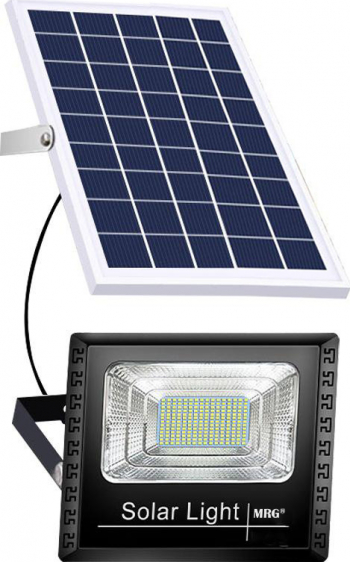 Proiector MRG M597 45 W Cu Panou solar Cu telecomanda Negru 