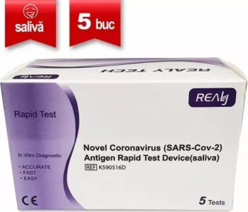 Test Rapid COVID-19 Antigen Saliva set 5 buc