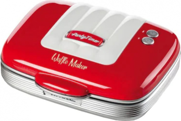 Aparat pentru preparat vafe Ariete 1973WH/RED 700 W Alb-Rosu 