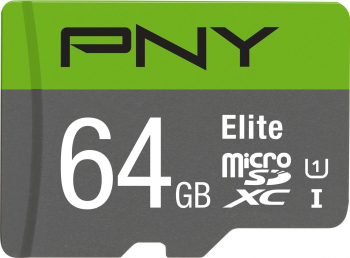 Card de memorie PNY Elite Micro-SDXC 64GB Class 10 UHS-I U1 
