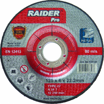 Disc pentru slefuit metal Raider 160146 diametru 180 mm