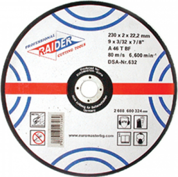 Disc pentru taiat metal Raider 160107 diametru disc 180 mm 