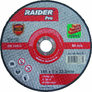 Disc pentru taiat piatra Raider 160137 diametru 230 mm 