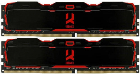 Memorie Goodram IRDM X Black 16GB (2x8GB) DDR4 3200MHz CL16 Dual Channel Kit 