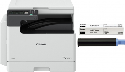 Multifunctional laser monocrom Canon IR2425 Retea Wireless A3 + toner C-EXV60
