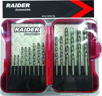 Set burghie pentru zidarie Raider 157790 diametru 3-10mm 15 piese 