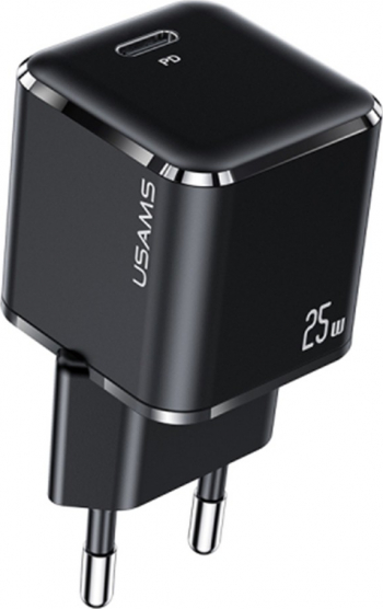 Incarcator Retea Fast Charger Usams Super Si Cu Pd 25w 3a Iesire Type-c Negru - T42 - Us-cc140 