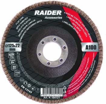 Disc pentru slefuit Raider 164122 diametru 125 mm 