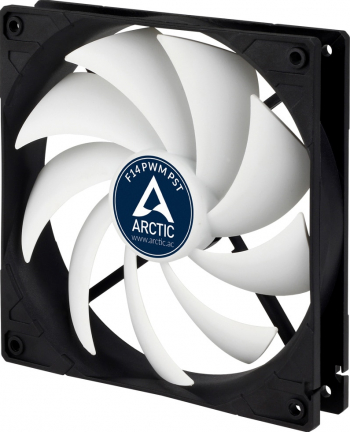 Ventilator ARCTIC F14 PWM PST Value Pack Black 140mm