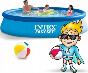 Piscina de gradina INTEX 28118 Easy Set 305 x 61 cm kit pompa inclus 