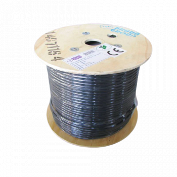 Cablu FTP cat.5E Braun Group PE MES AWG24 Cupru solid Fluke Pass rola 500 m