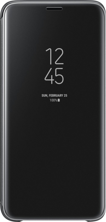 Husa de protectie Clear View pentru Xiaomi Redmi Note 10 Pro flip cover Negru SHO2722 