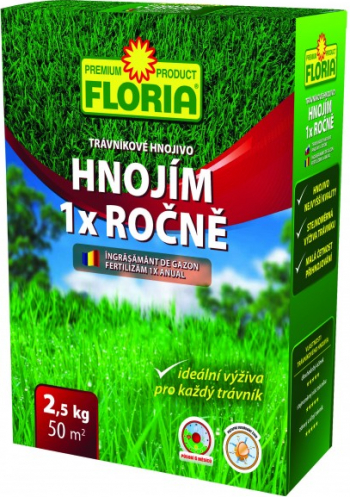 Ingrasamant anual pentru gazon Floria 2.5kg 