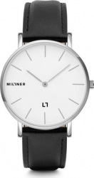 Ceas unisex Millner Hallfield Silver Black 