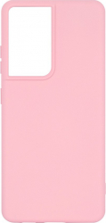 Husa de protectie flexibila pentru Samsung Galaxy S21 Ultra 5G bumper carcasa soft TPU Roz BBL2332