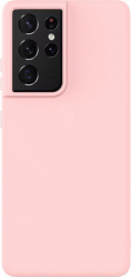 Husa de protectie pentru Samsung Galaxy S21 Ultra 5G bumper carcasa soft TPU Roz BBL2331 