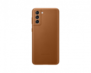 Husa Samsung Galaxy S21 Plus EF-VG996LAEGWW Leather Cover Maro 