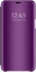 Husa de protectie high quality Clear View flip cover pentru Samsung Galaxy A41 Mov SHO2307 