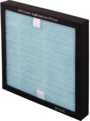 Filtru de rezerva purificator aer Esperanza EHP001 structura 3 in 1 HEPA carbon 15.5x15.5x2.5 cm 