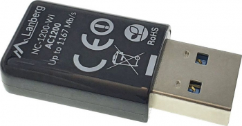Adaptor USB 3.0 Wireless Lanberg 1167 Mbps dual band 867 Mb/s la 5 GHz si 300 Mb/s la 2.4 GHz 