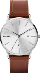 Ceas barbatesc Millner Rodney Silver Brown 