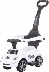 Masinuta de impins Chipolino Turbo cu maner Alb 