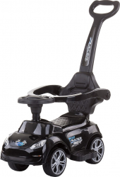 Masinuta de impins Chipolino Turbo cu maner Negru 