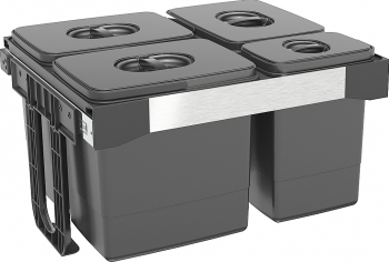 Cos de gunoi Free Jazz 60 incorporabil colectare selectiva 1 compartiment x 7 litri si 3x15 litri 