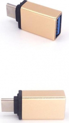 Adaptor OTG USB 3.0 mama la USB Type-C USB - USB tip C aluminiu HOPE R 