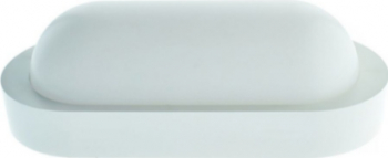 Aplica led 18w ovala alb rece / alb cald 